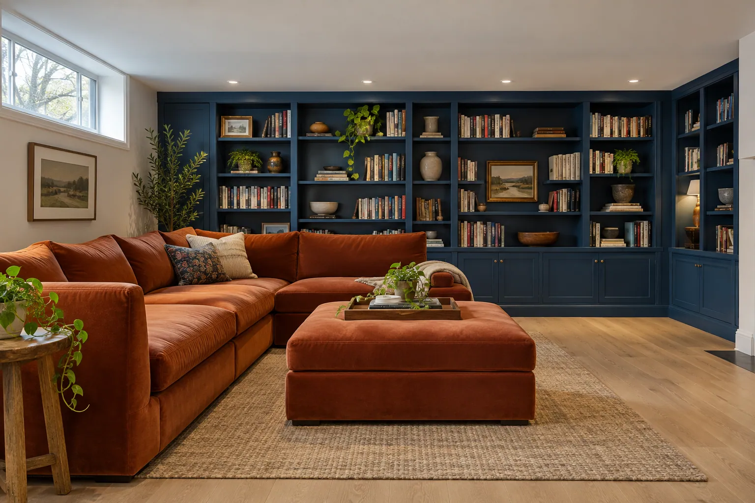 Residential basement upgrade in Brampton, Ontario.