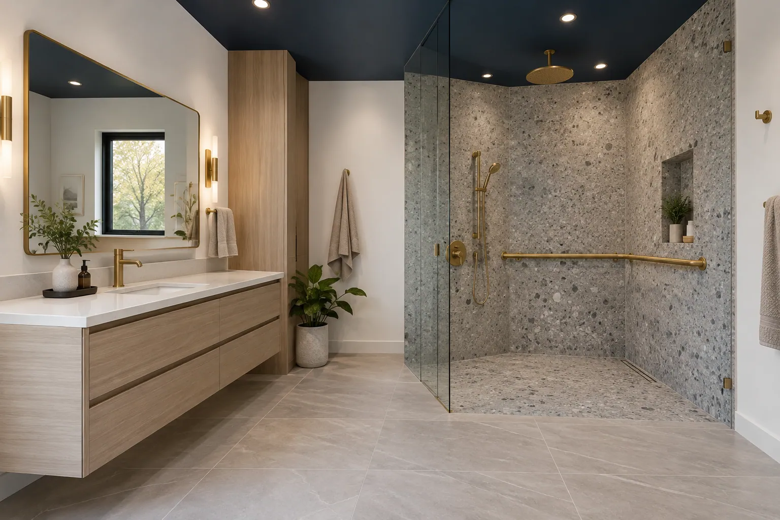 Bathroom finishing and updates in Brampton, Ontario.
