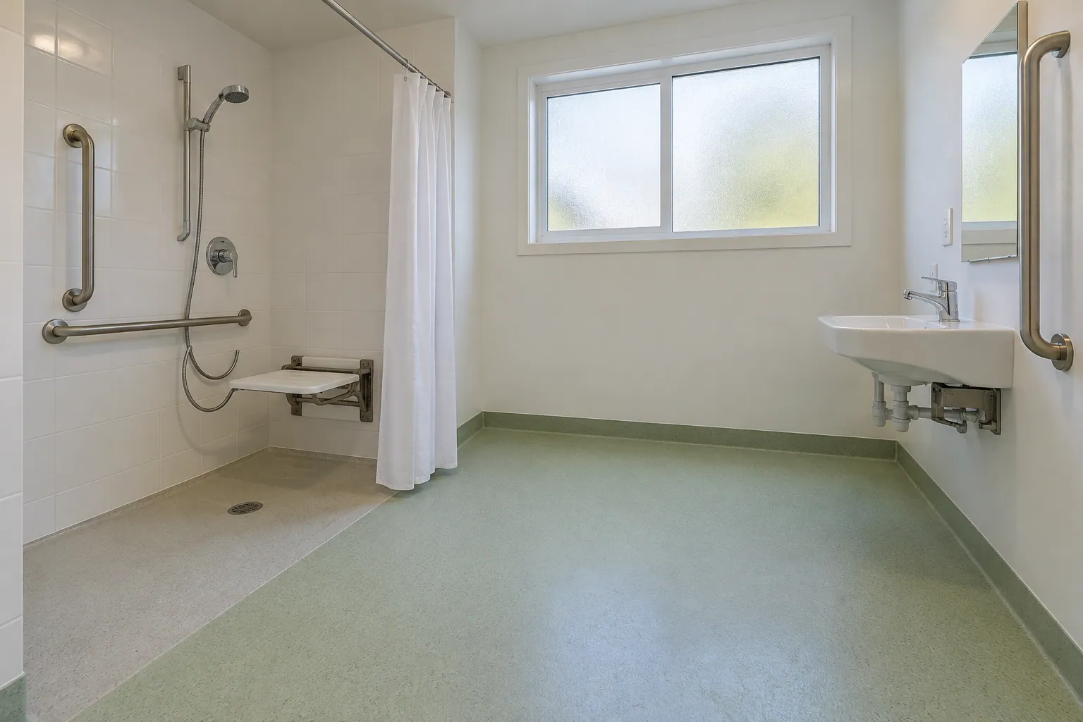 Bathroom renovation details from Brampton, Ontario.