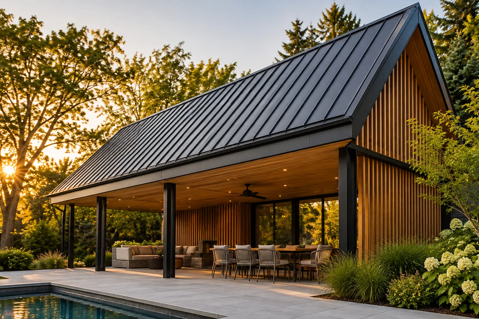 dark asphalt-shingle roof and dormer on a brick home in Brampton, Ontario.
