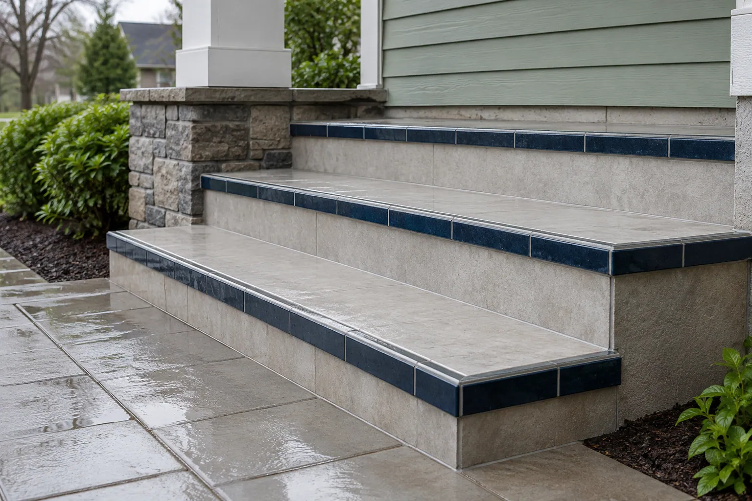 Tile contractor project in Brampton, Ontario.