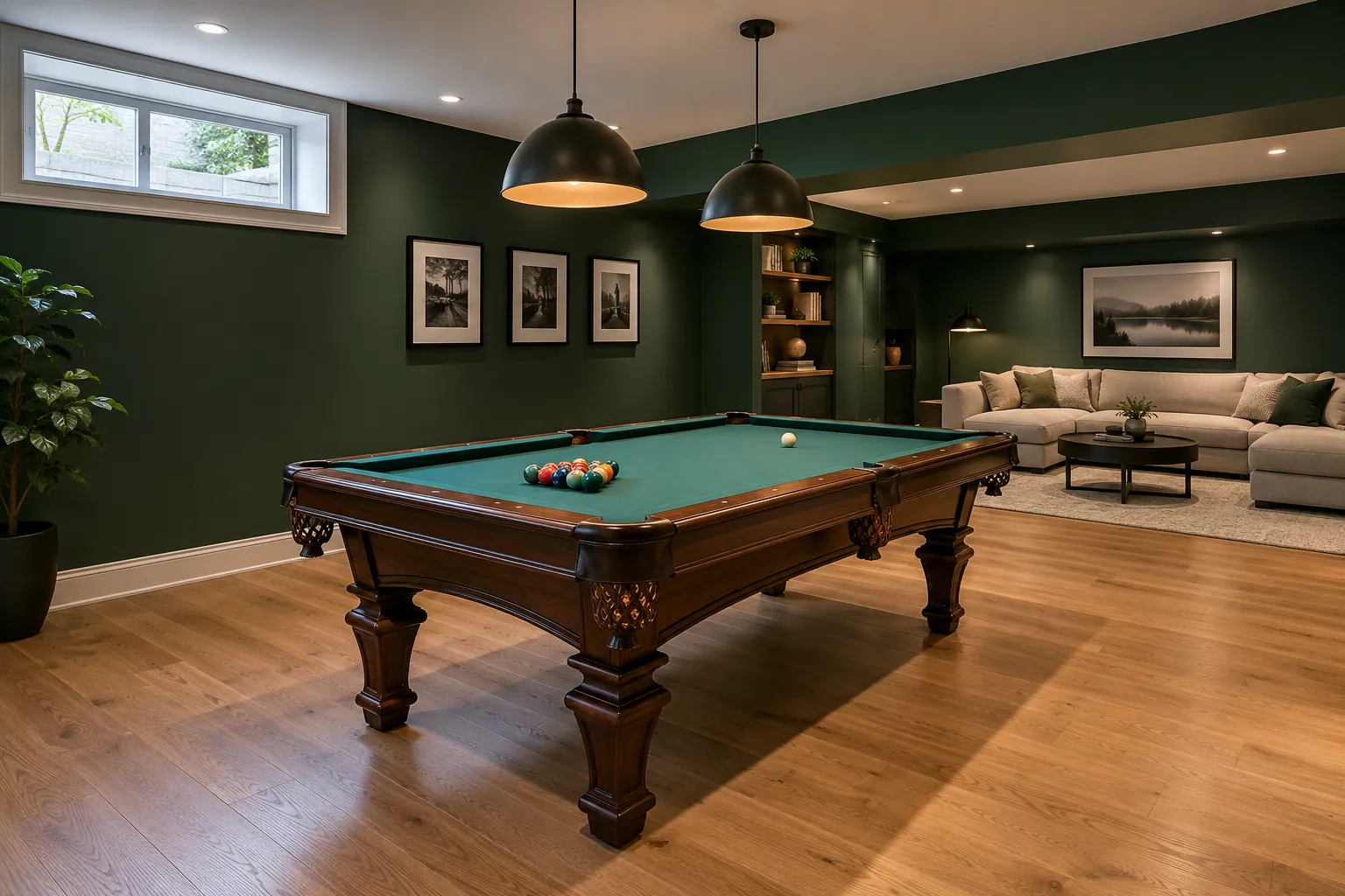 Basement finishing and interior updates in Brantford, Ontario.