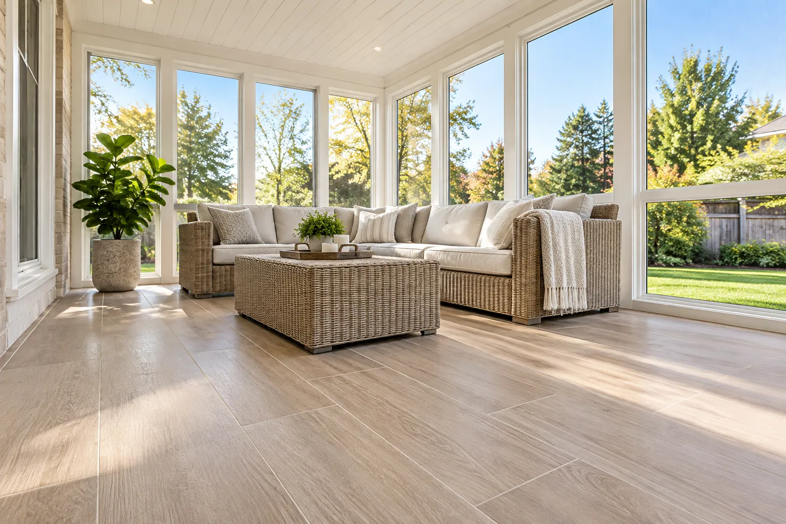 Flooring renovation project in Brantford, Ontario.