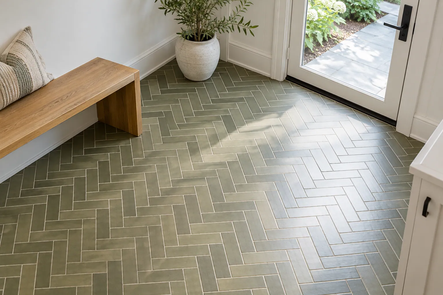 Residential flooring installation in Brantford, Ontario.