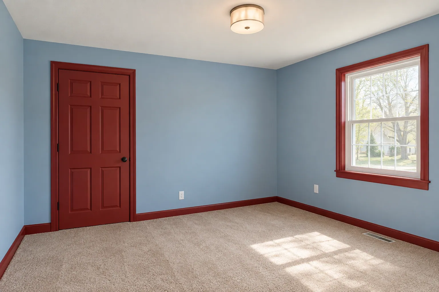 Home painting contractor project in Brantford, Ontario.