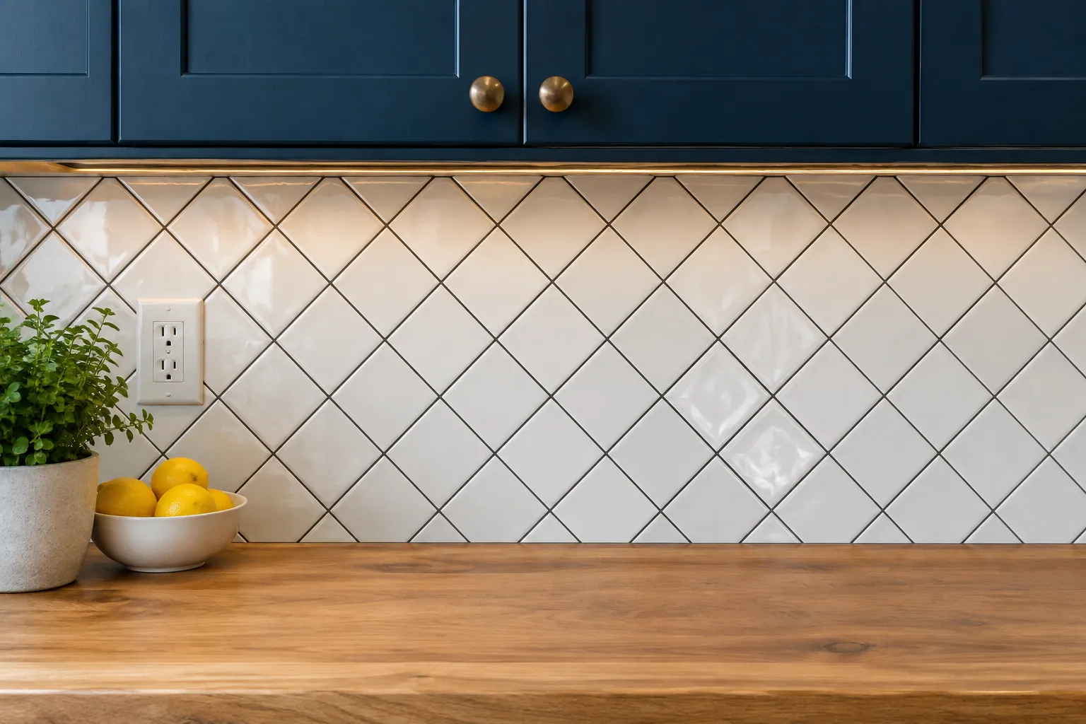 Residential tiling work in Brantford, Ontario.