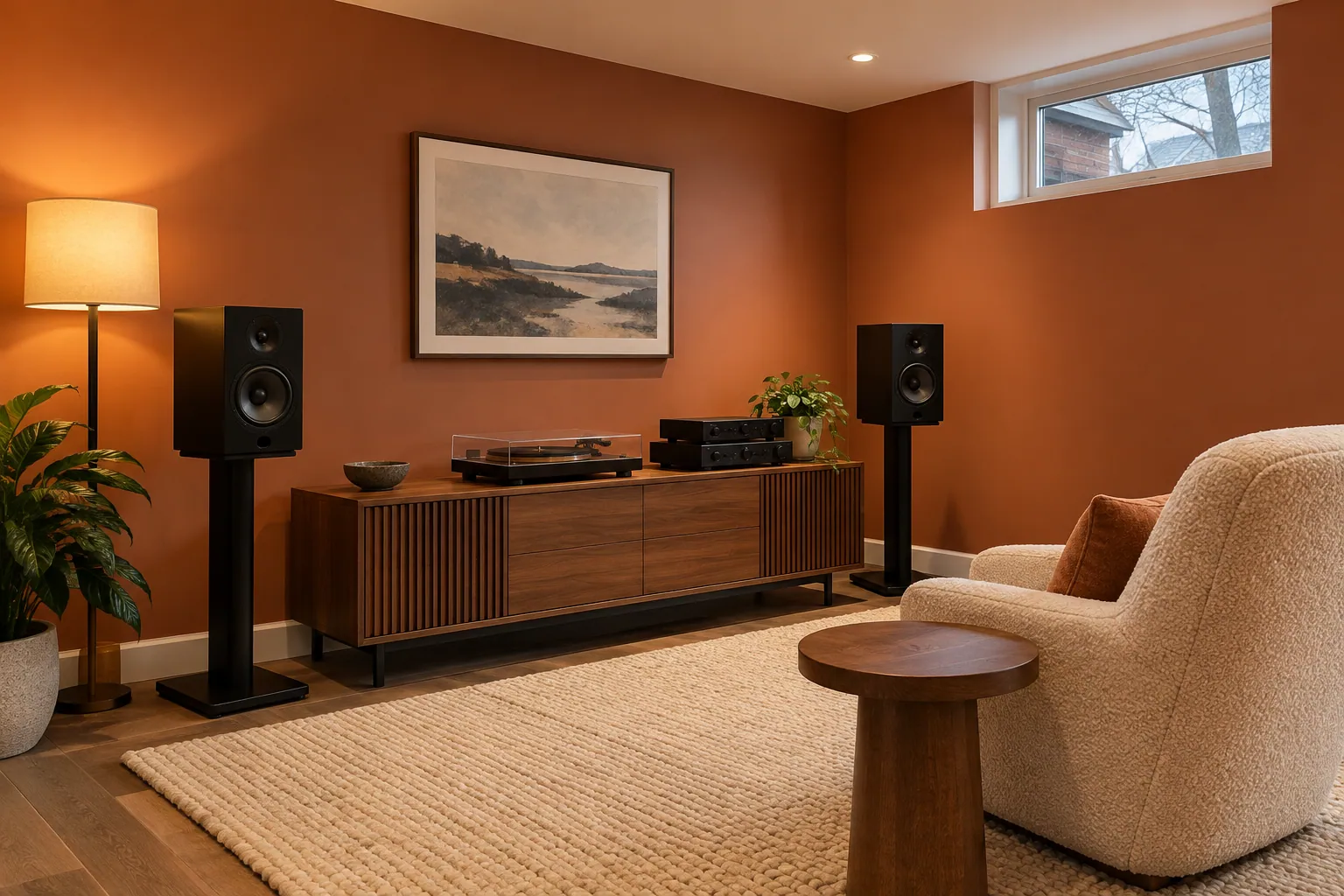 Basement finishing and interior updates in Burlington, Ontario.