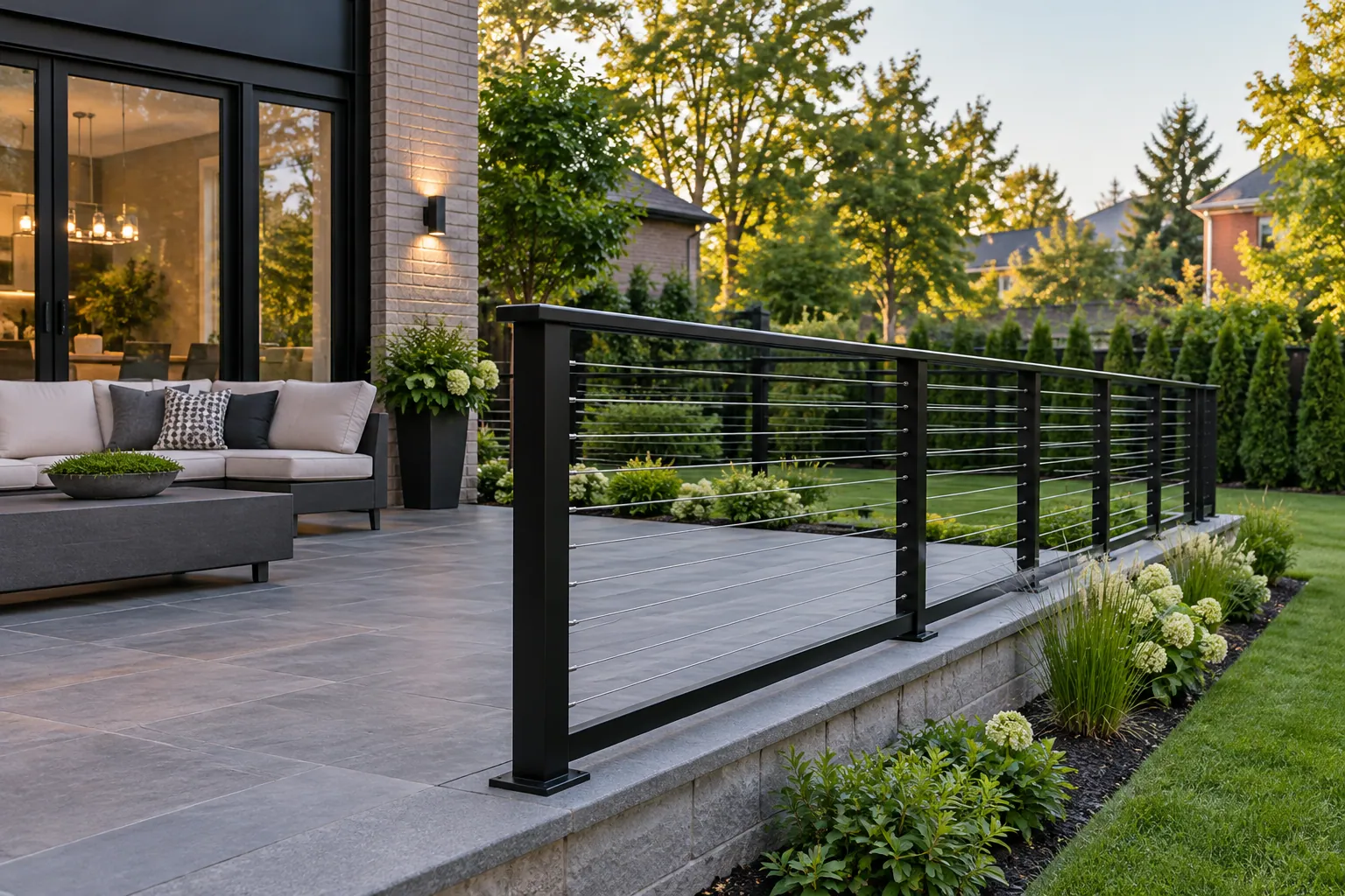 Fence installation project in Burlington, Ontario.