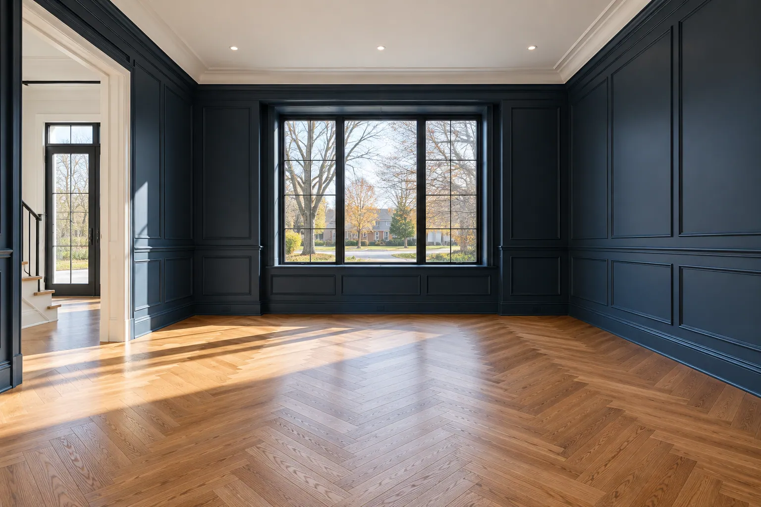 Flooring upgrades and finishing in Burlington, Ontario.