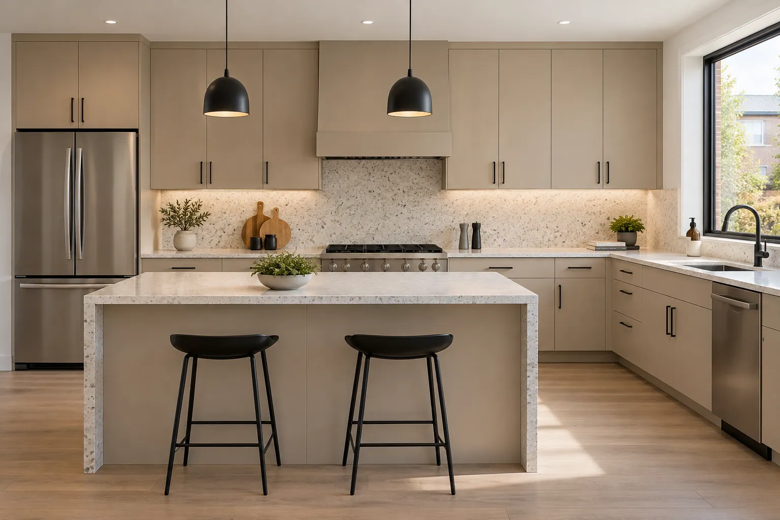 Kitchen remodeling project in Burlington, Ontario.