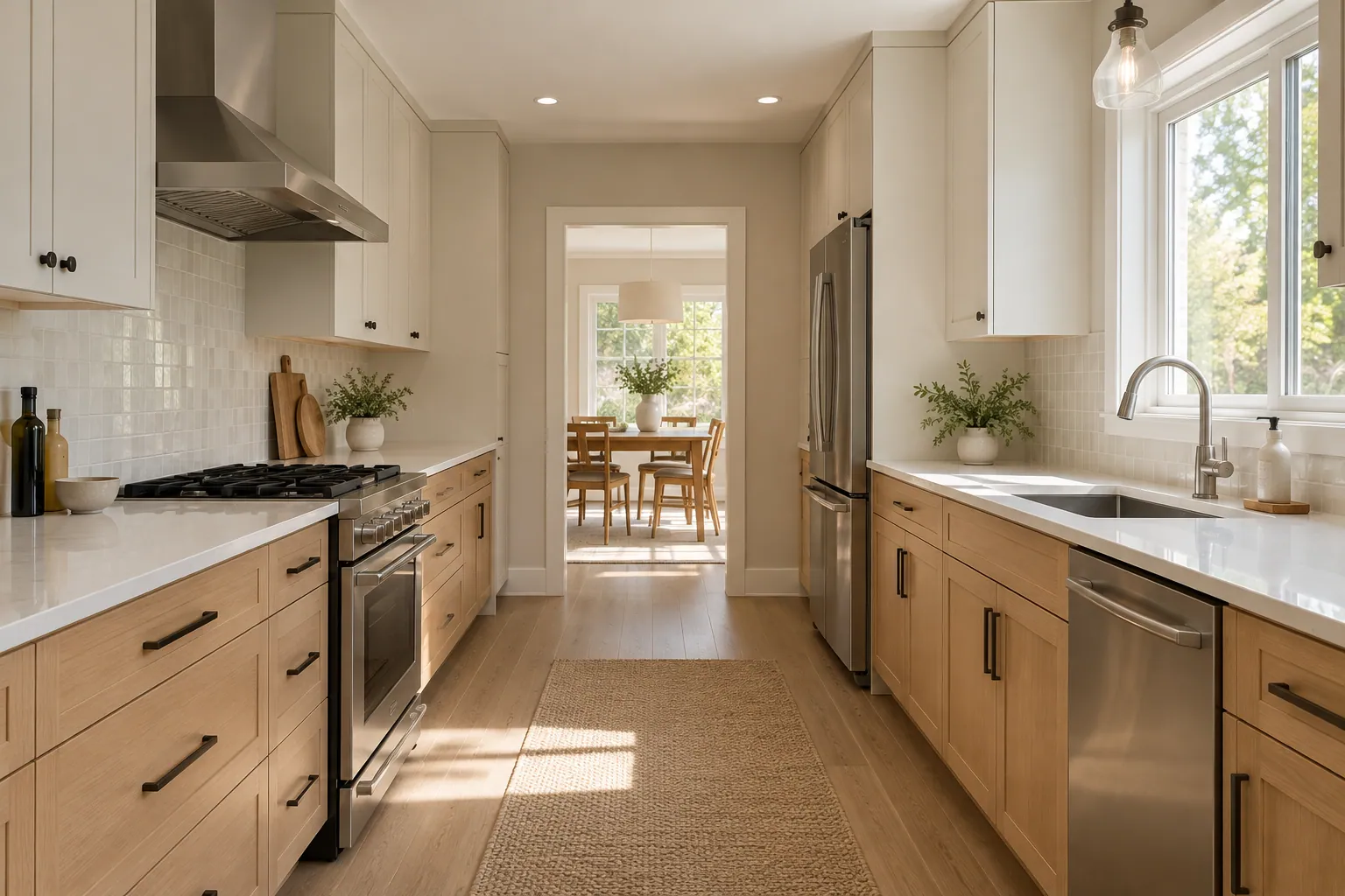 Kitchen layout and finishing work in Burlington, Ontario.