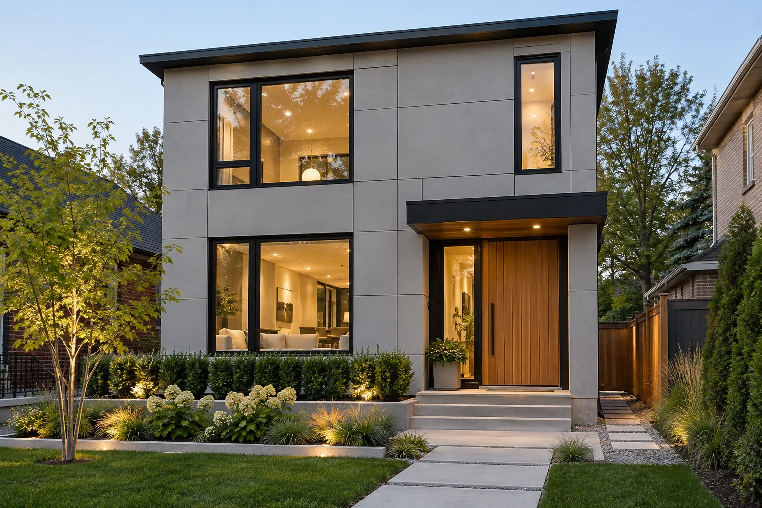 Siding installation project in Burlington, Ontario.