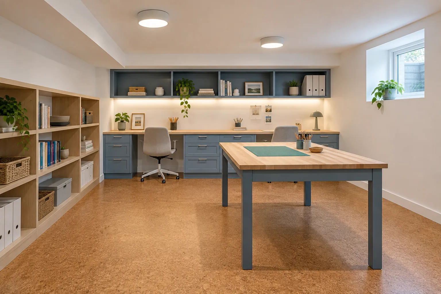 Basement remodeling project in Hamilton, Ontario.