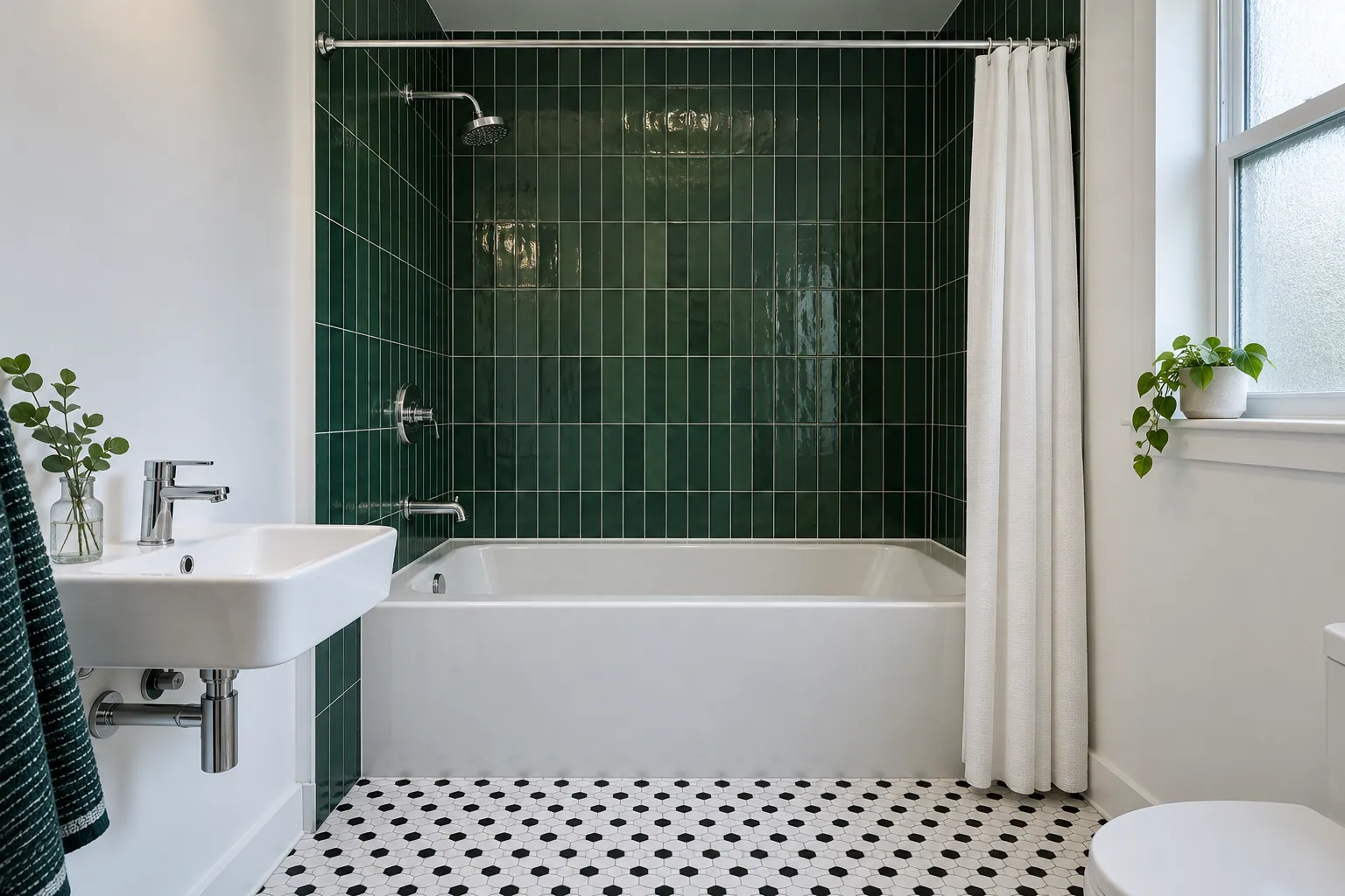 Bathroom remodeling project in Hamilton, Ontario.