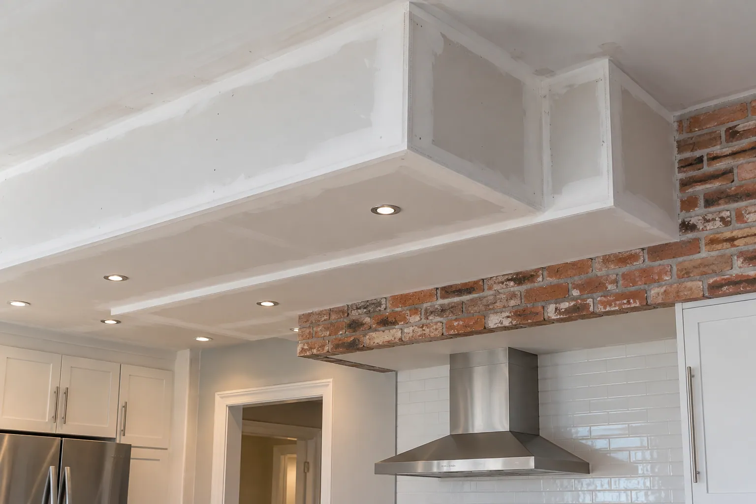 Drywall repair and finishing in Milton, Ontario.