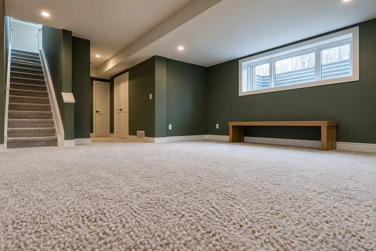 Interior floor replacement work in Milton, Ontario.