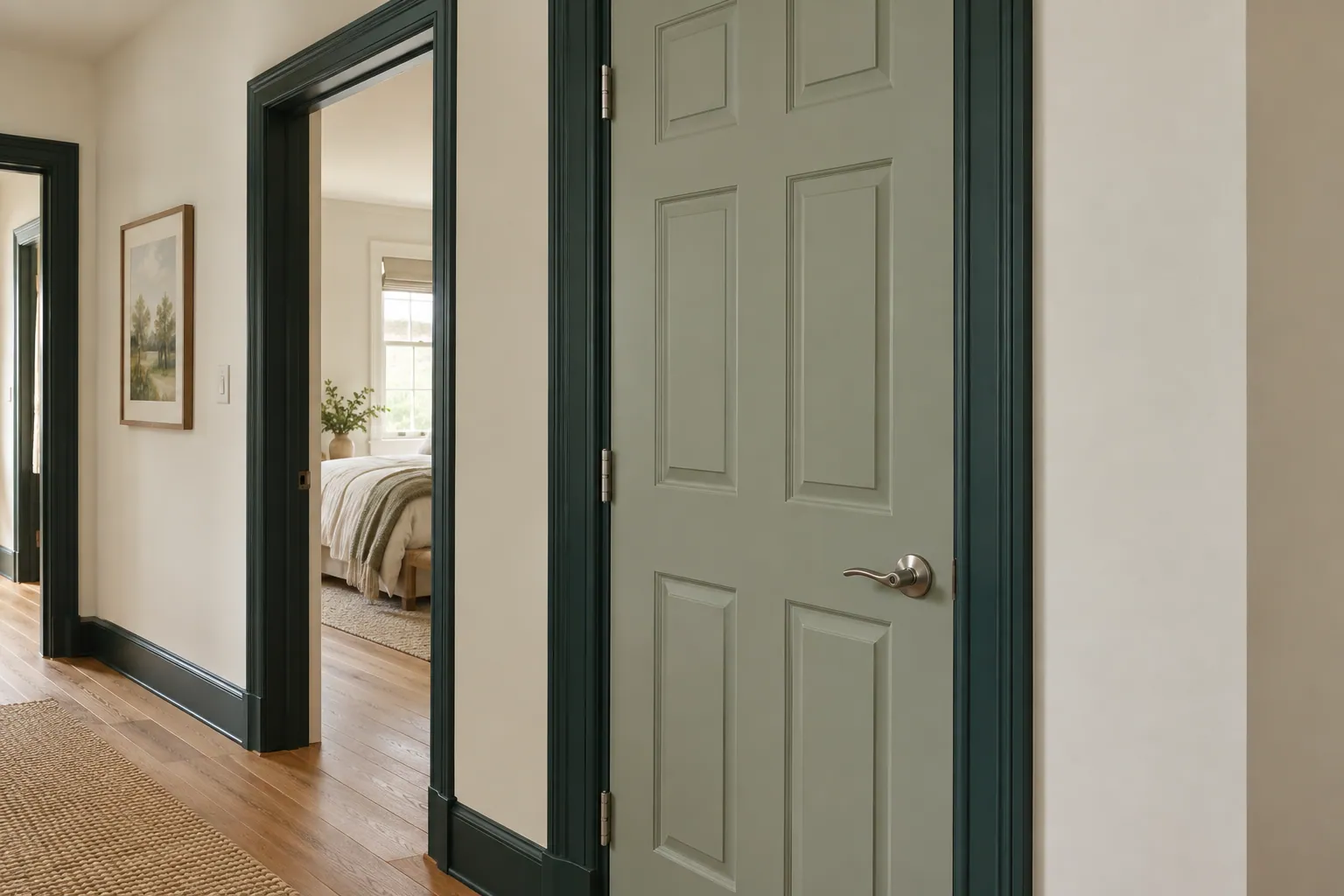 Residential paint preparation and finishing in Milton, Ontario.
