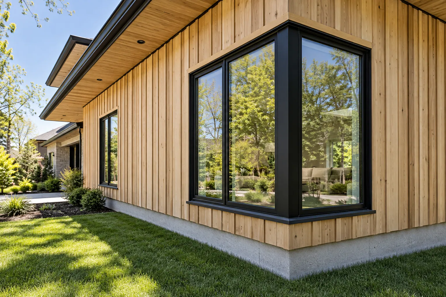 Exterior siding renovation in Milton, Ontario.