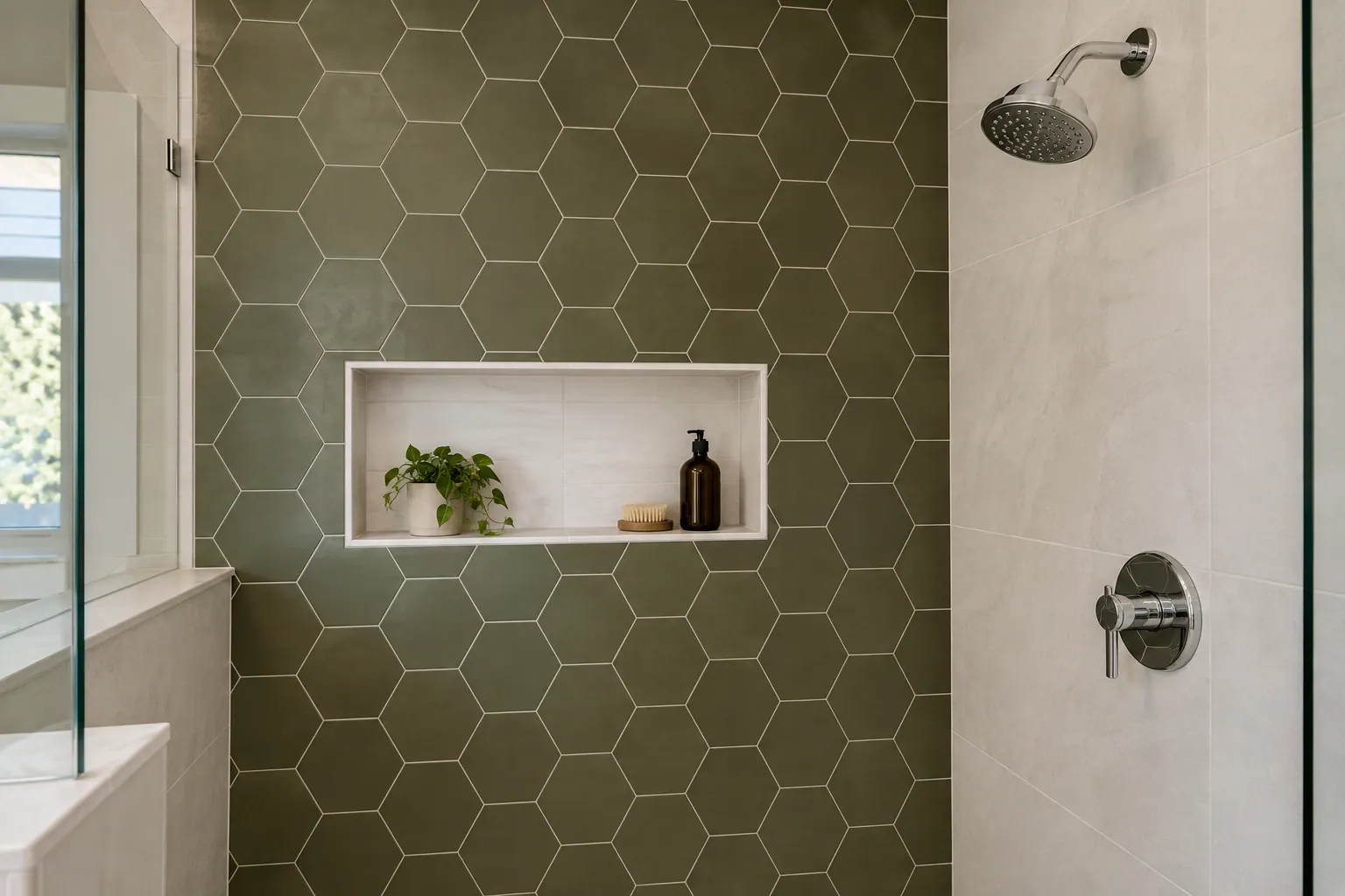 Residential tiling work in Mississauga, Ontario.