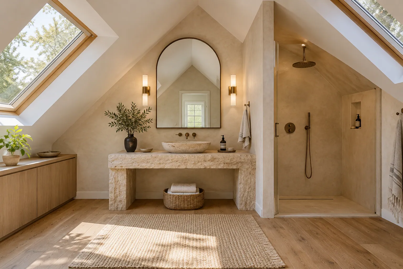 Residential bath renovation in Stoney Creek, Ontario.