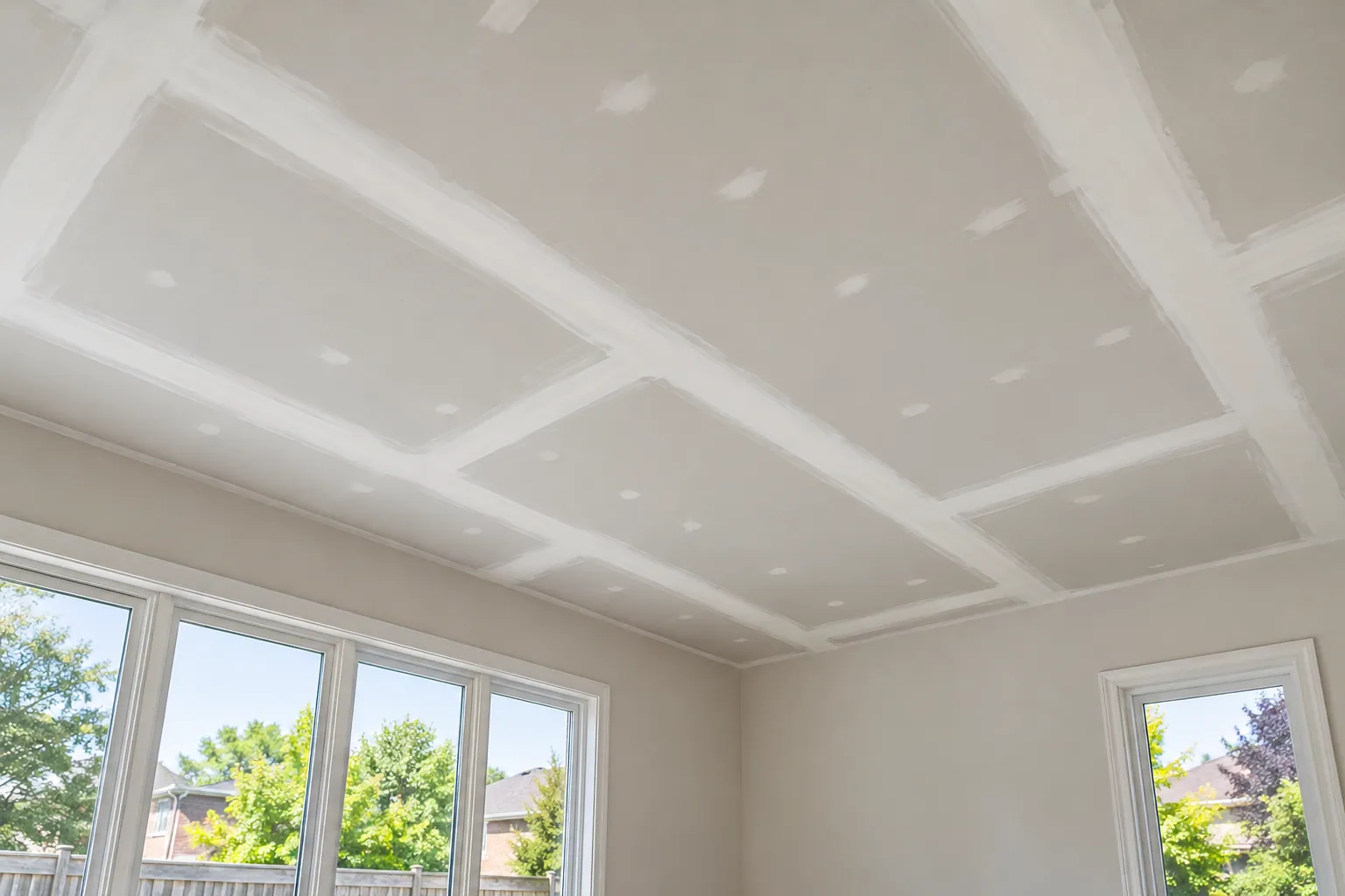 Drywall installation project in Stoney Creek, Ontario.
