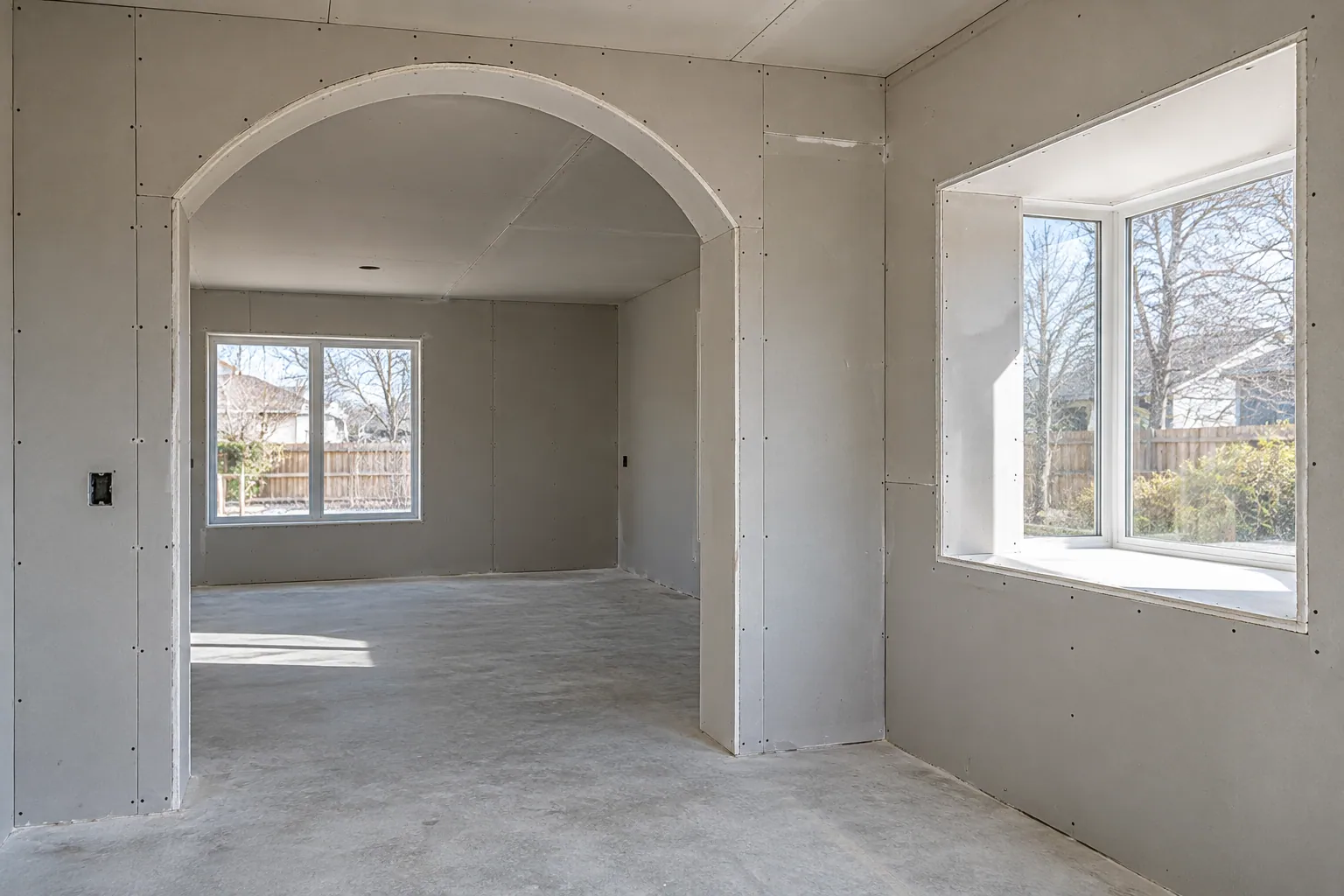 Drywall repair and finishing in Stoney Creek, Ontario.