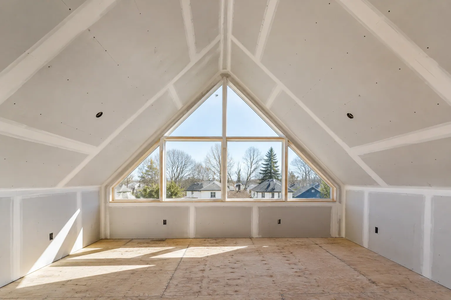Interior drywall work in Stoney Creek, Ontario.