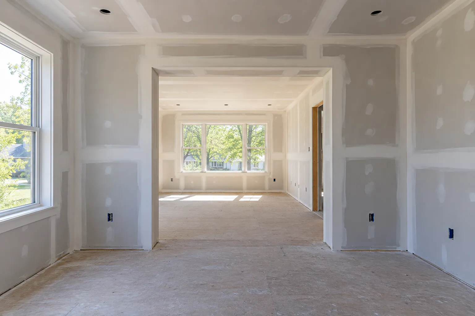 Residential drywall improvements in Stoney Creek, Ontario.