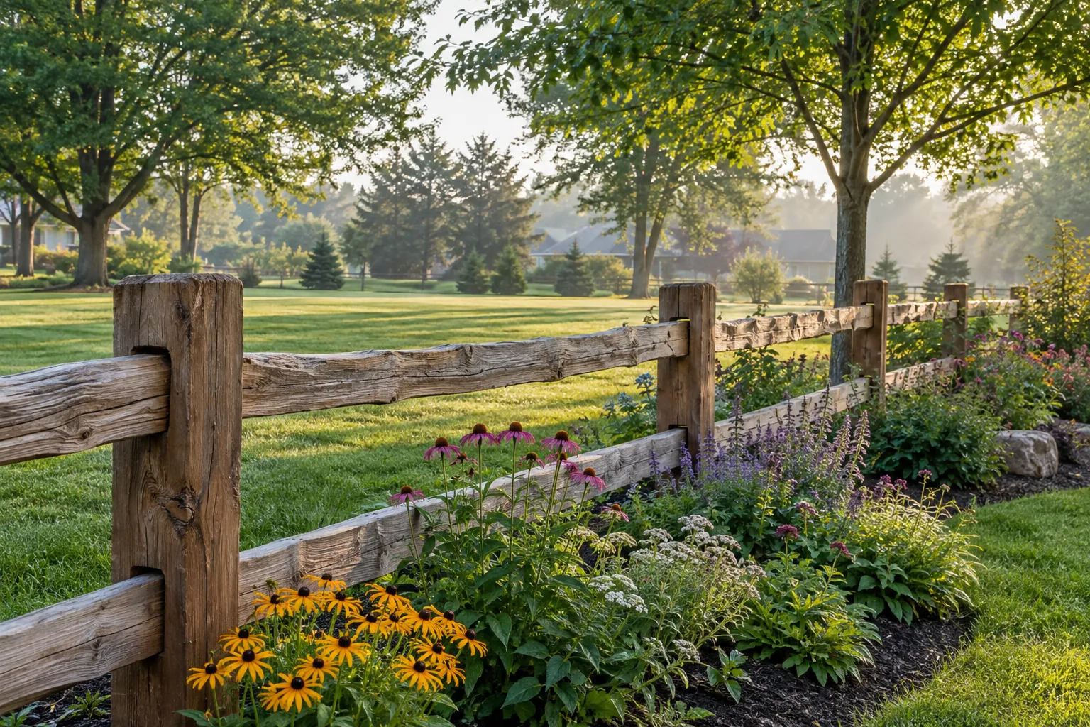 Fencing contractor project in Stoney Creek, Ontario.