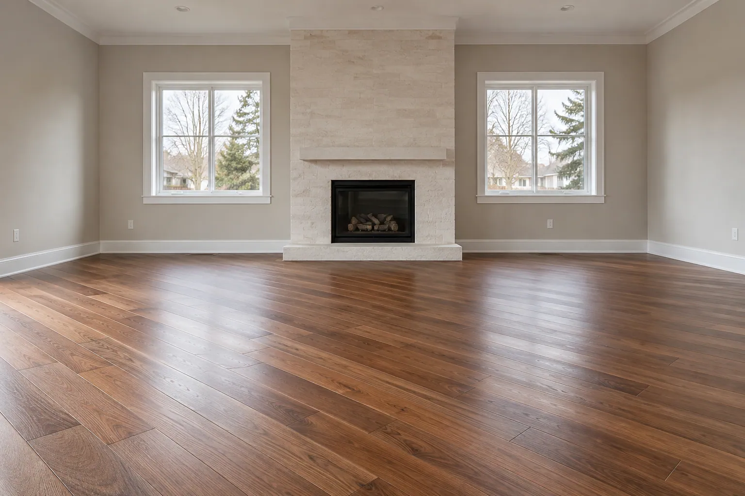 Residential flooring installation in Stoney Creek, Ontario.