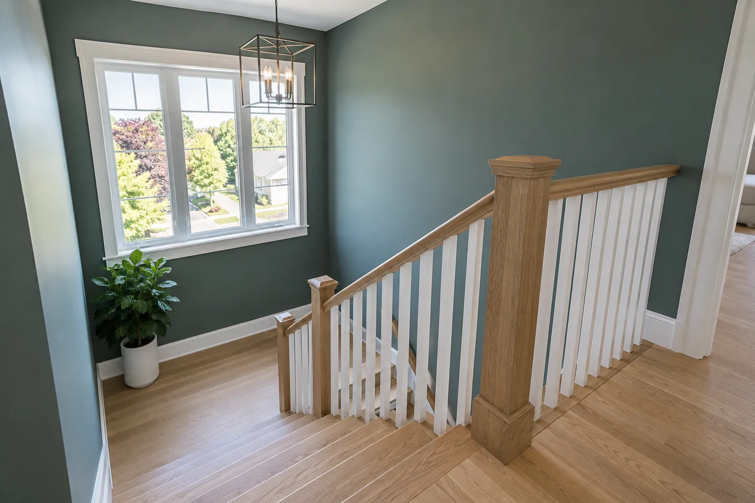 Residential paint preparation and finishing in Stoney Creek, Ontario.