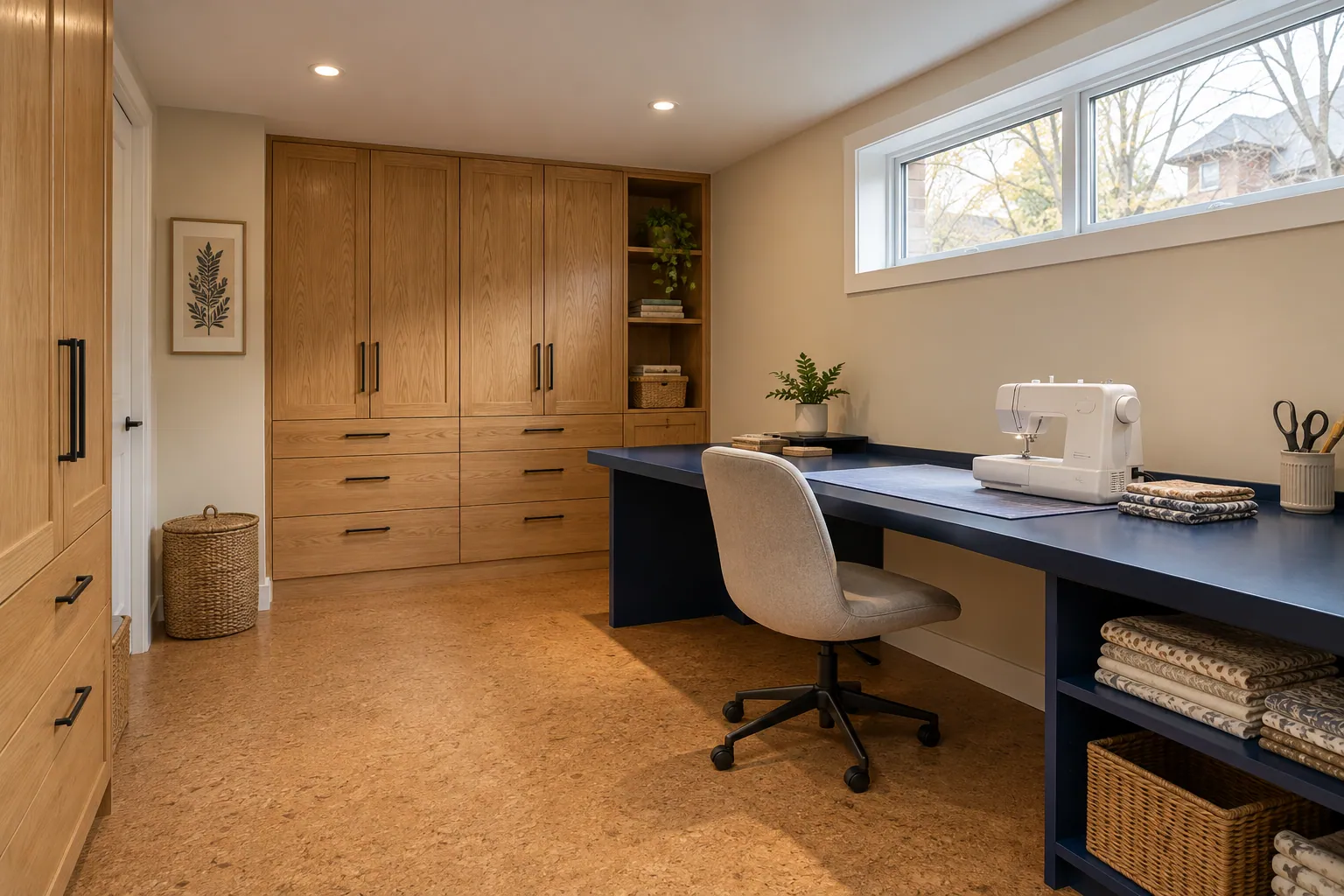 Finished basement remodeling in Toronto, Ontario.