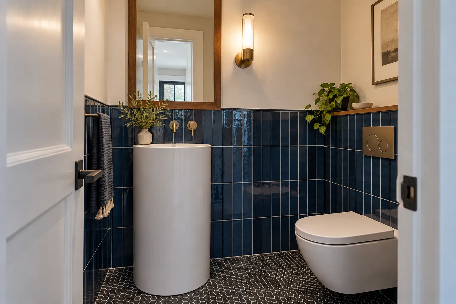 Bathroom tile and fixture improvements in Toronto, Ontario.