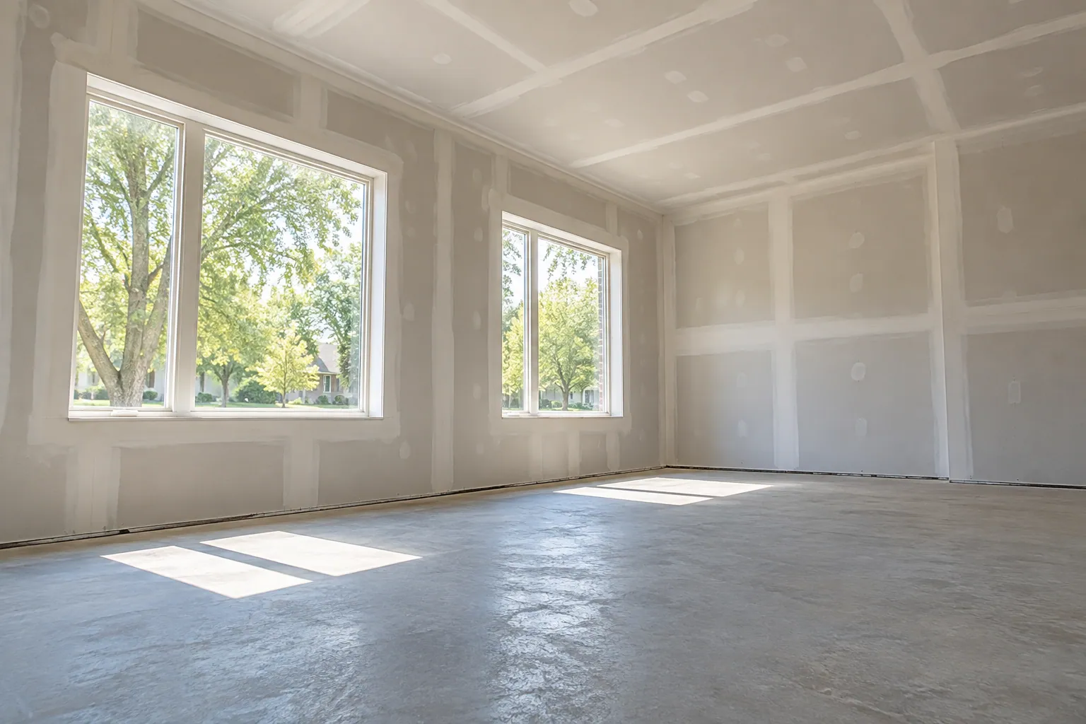 Residential drywall improvements in Toronto, Ontario.