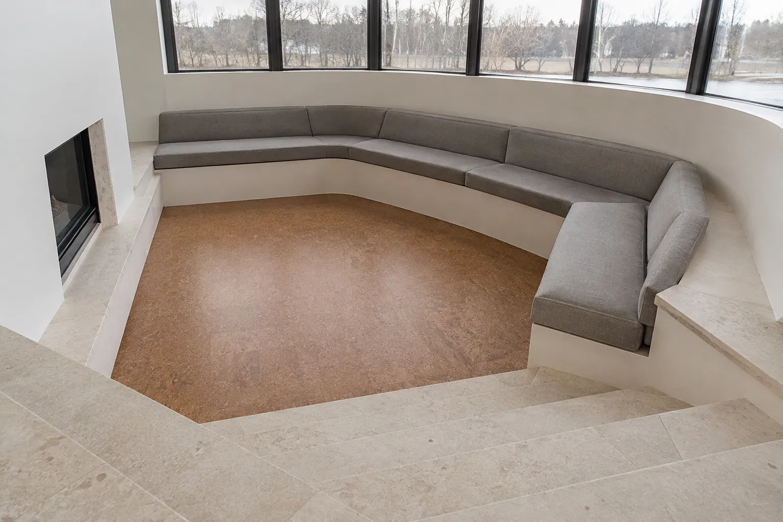 Floor installation project in Toronto, Ontario.