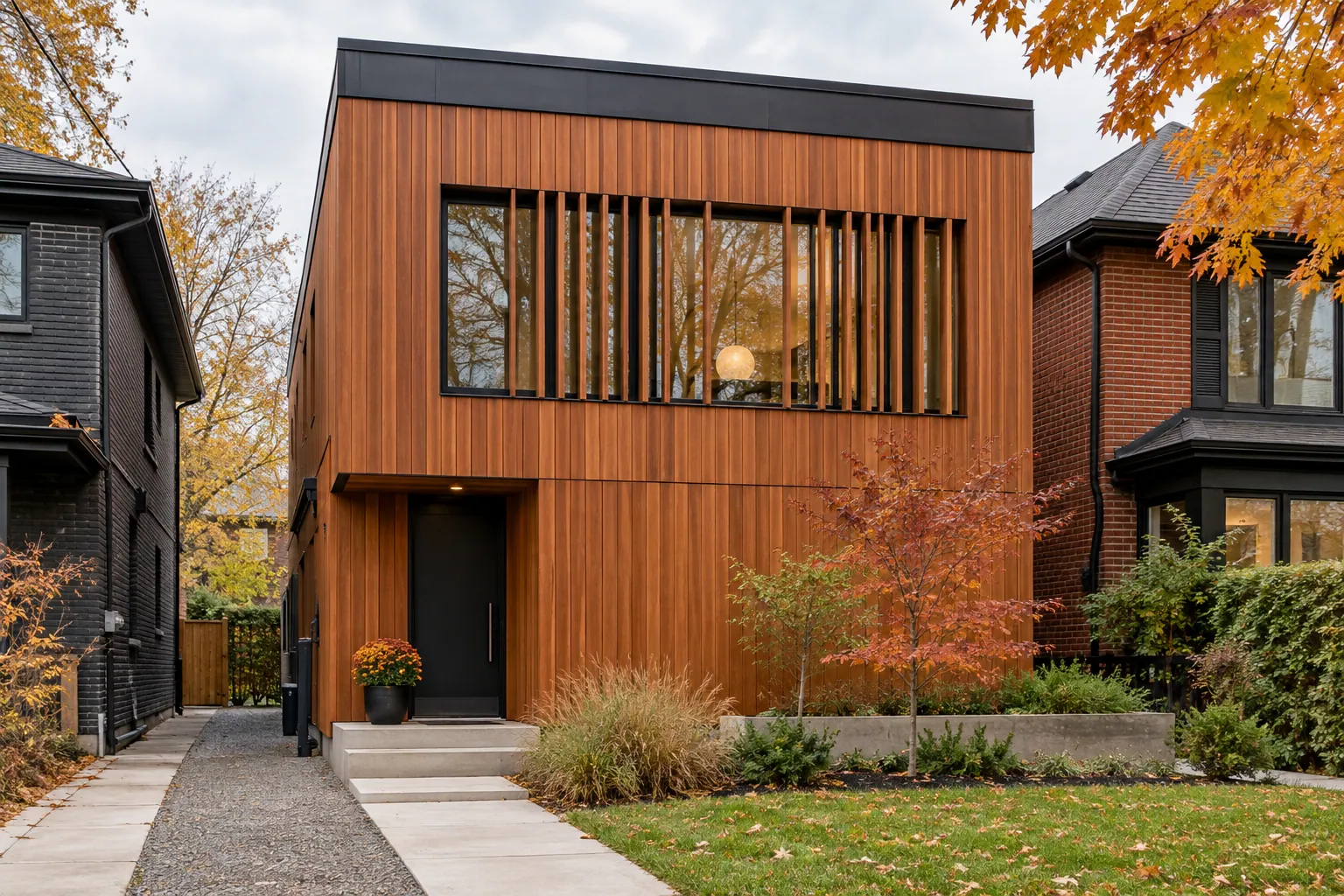 Exterior siding renovation in Toronto, Ontario.