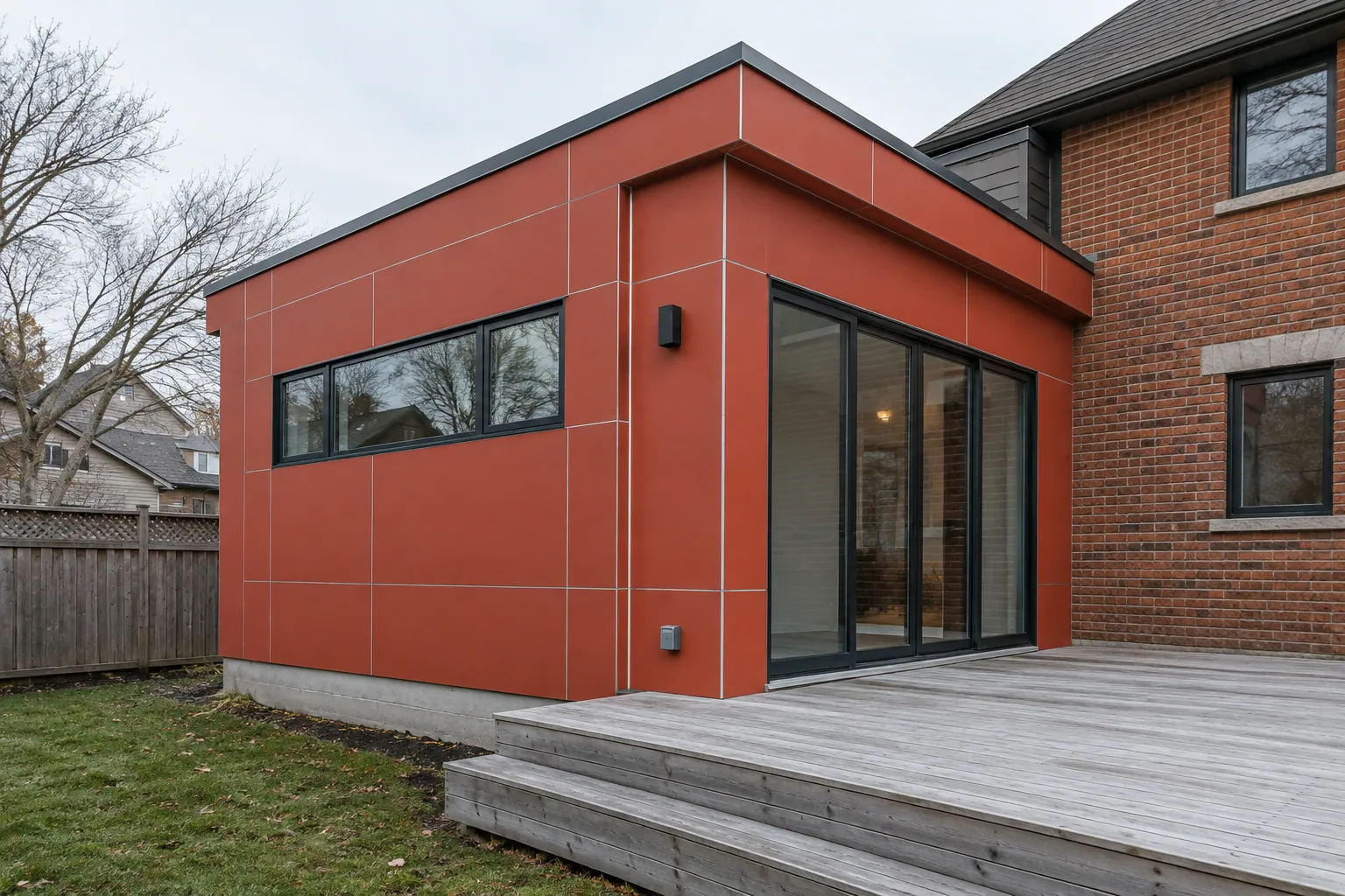 Exterior cladding updates in Toronto, Ontario.