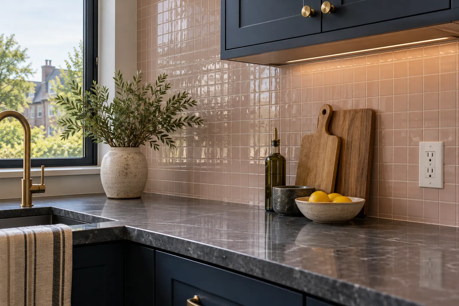 Tile installation project in Toronto, Ontario.